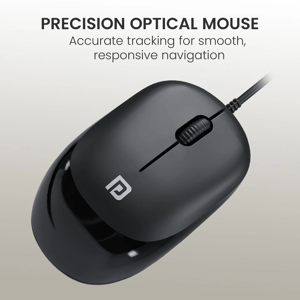 Portronics Wired Keyboard and Mouse