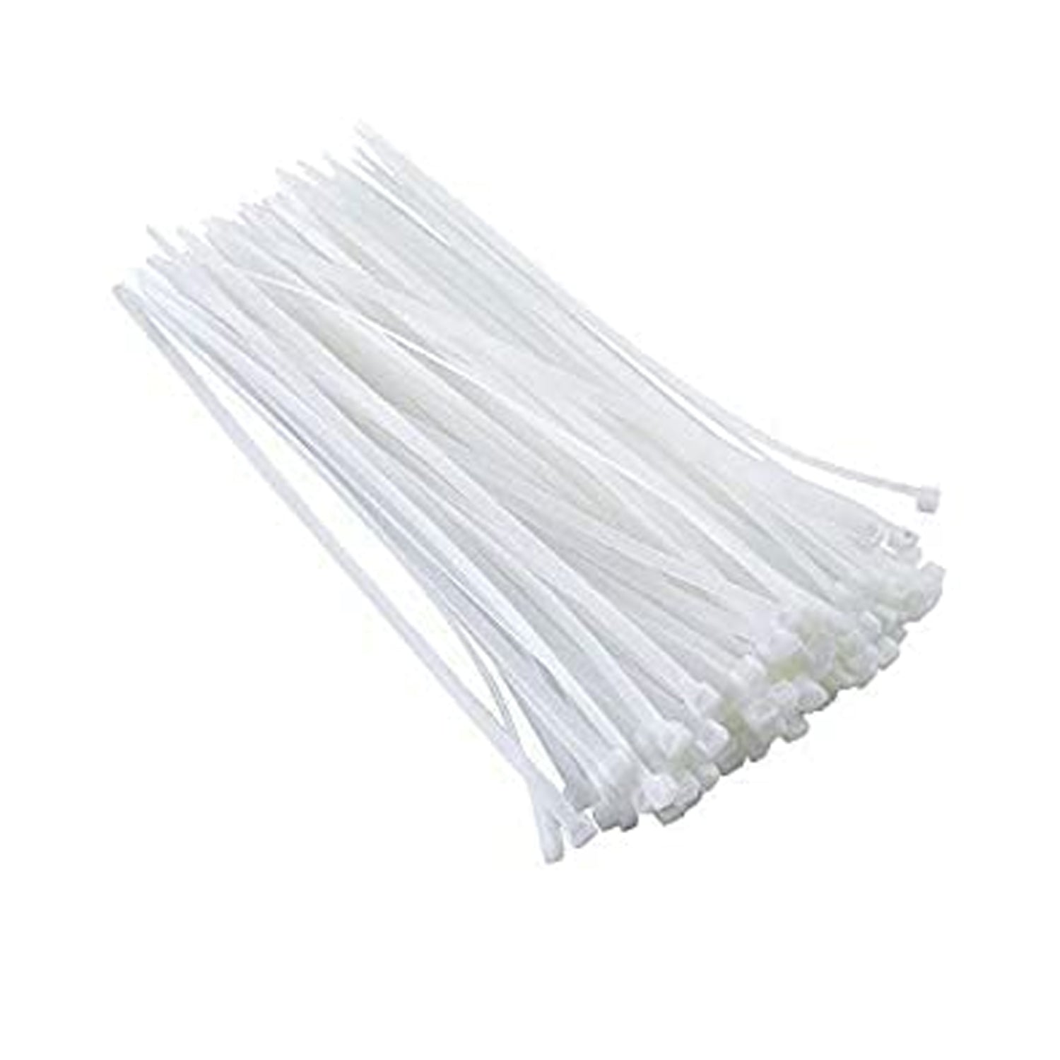 10Inch Nylon Self Locking Cable Ties, Heavy Duty Strong Zip Wire Tie. Pack of 100 - Black