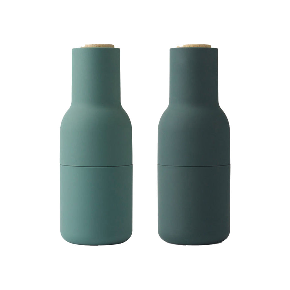 Bottle Grinder Set Ceramic Spice Mill 2 Pcs