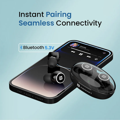 Harmonics Twins S13  24 Hour Playtime | Touch Control | Low Latency | Type C Fast Charging