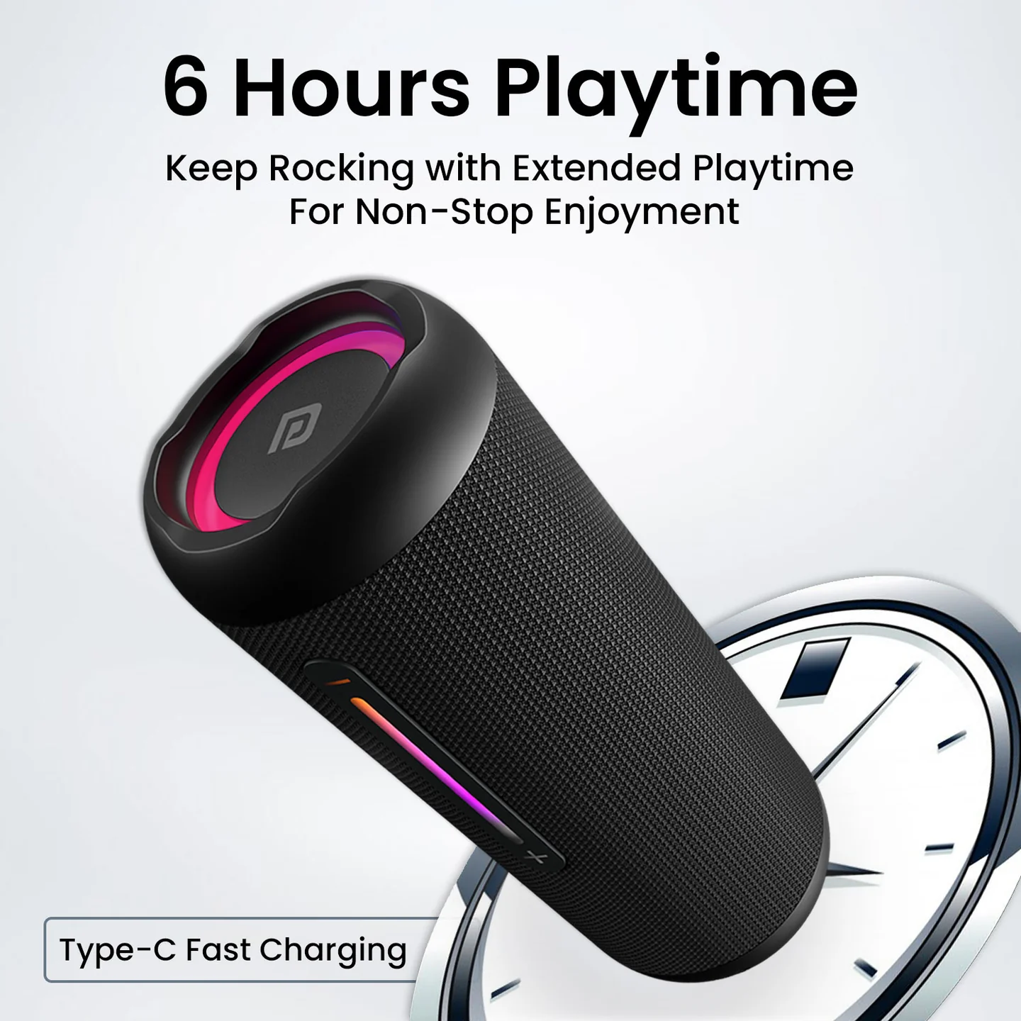 Breeze 5  In Built Mic | 6 Hour Playtime | IPX5 Water Resistant | Type C Fast Charging | Inbuilt FM